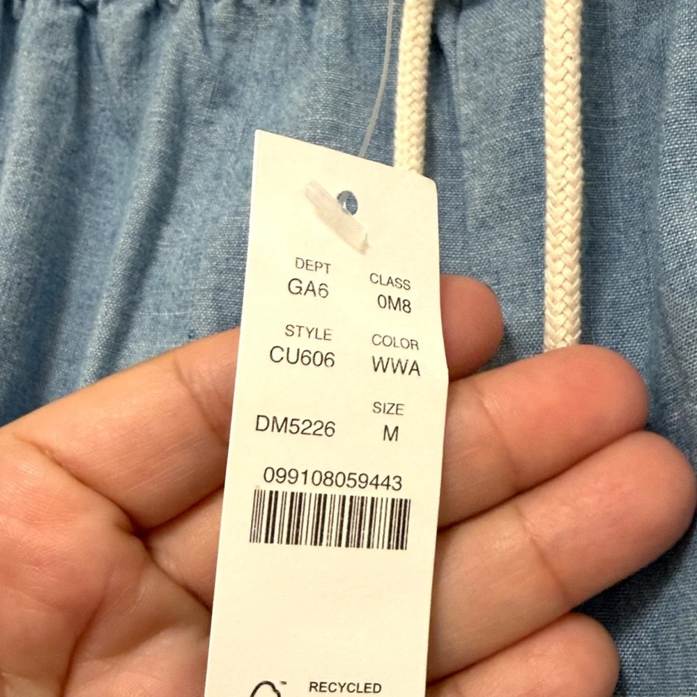 NWT J.Crew Cruise Short in Chambray